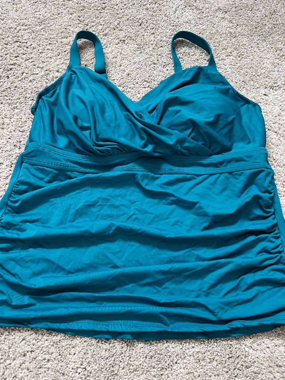 Anne Cole teal tankini size 18W